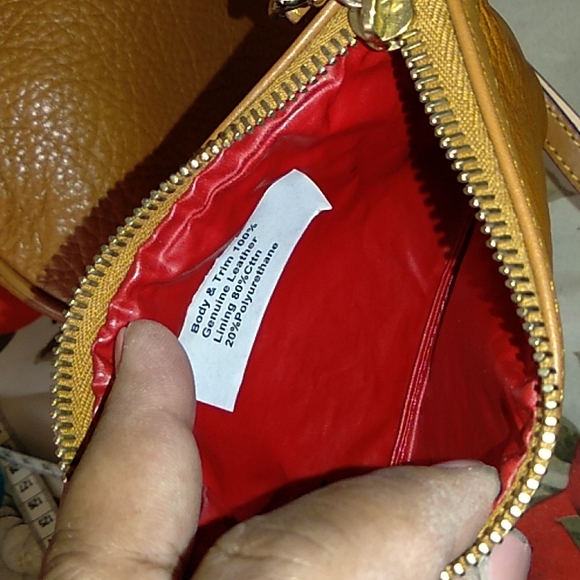 Dooney & Bourke Leather Handbag & Wristlet - Picture 14 of 14